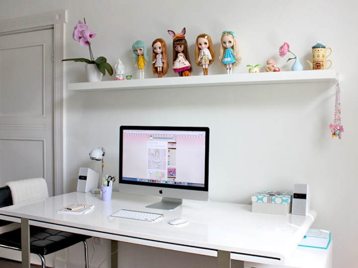 My Kawaii Home Office Desk